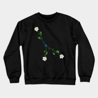 Cancer / Floral Crewneck Sweatshirt